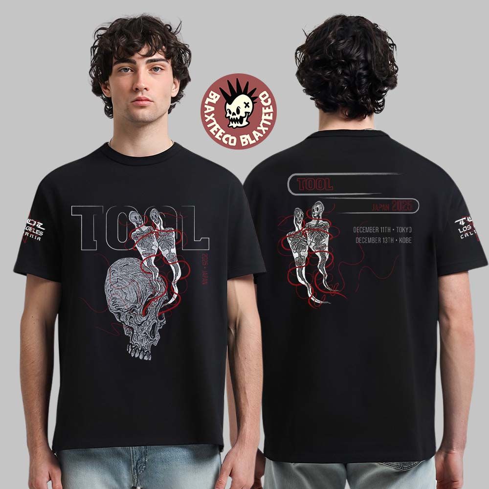 Tool 2025 Japan Tour Event Merch With Dates Back T-Shirt Unisex T-shirt, Sweatshirt, Hoodie, Long Sleeve Tee - T-Shirt, Sweatshirt, Hoodie