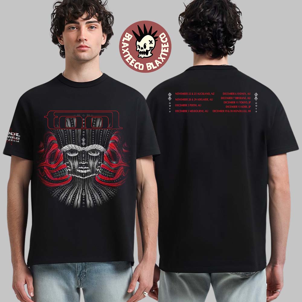 Tool 2025 Pacific Rim Tour Two Sided T-Shirt Unisex T-shirt, Sweatshirt, Hoodie, Long Sleeve Tee - T-Shirt, Sweatshirt, Hoodie