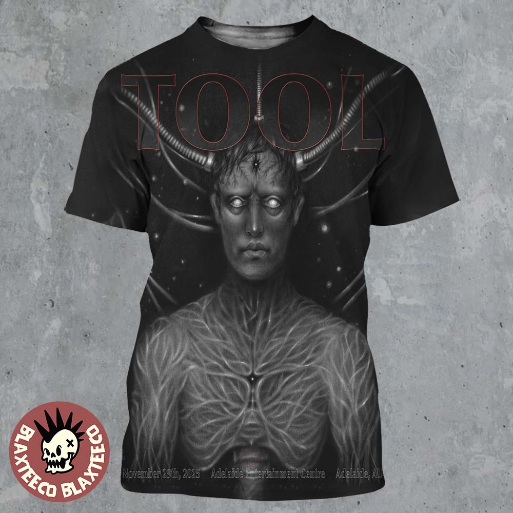 Tool Adelaide Australia 2025 Night 2 Event Poster At Adelaide Entertainment Centre On November 29 2025 All Over Print Shirt - T-Shirt, Sweatshirt, Hoodie