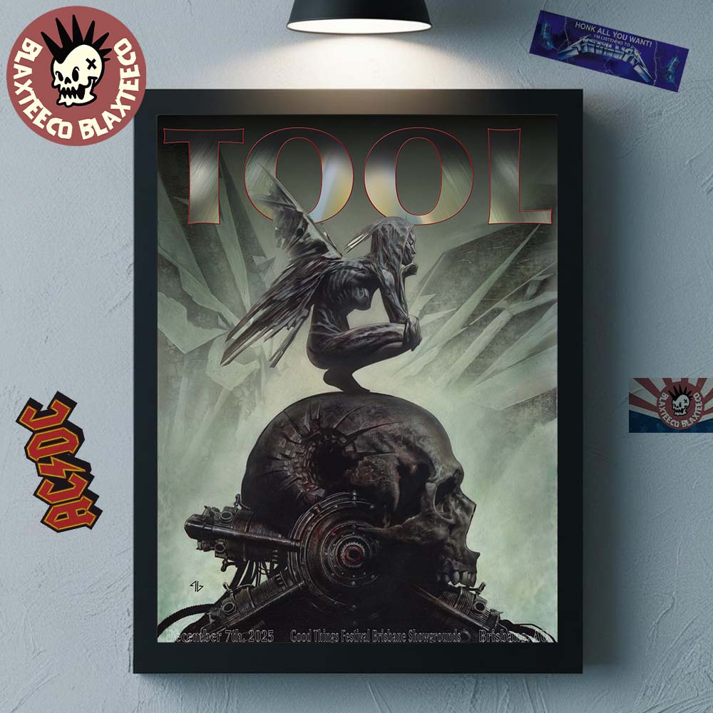 Tool Brisbane Australia 2025 Event Poster At Good Things Festival Brisbane Showground On December 7 2025 Home Decor Poster Canvas - T-Shirt, Sweatshirt, Hoodie