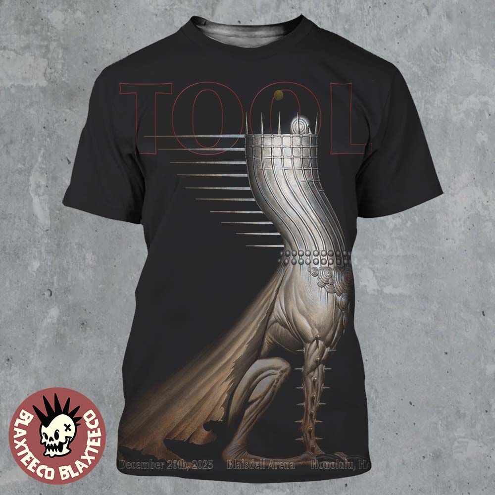 Tool Honolulu Hawaii 2025 Night 2 Event Poster At Blaisdell Arena On December 20 2025 All Over Print Shirt - T-Shirt, Sweatshirt, Hoodie