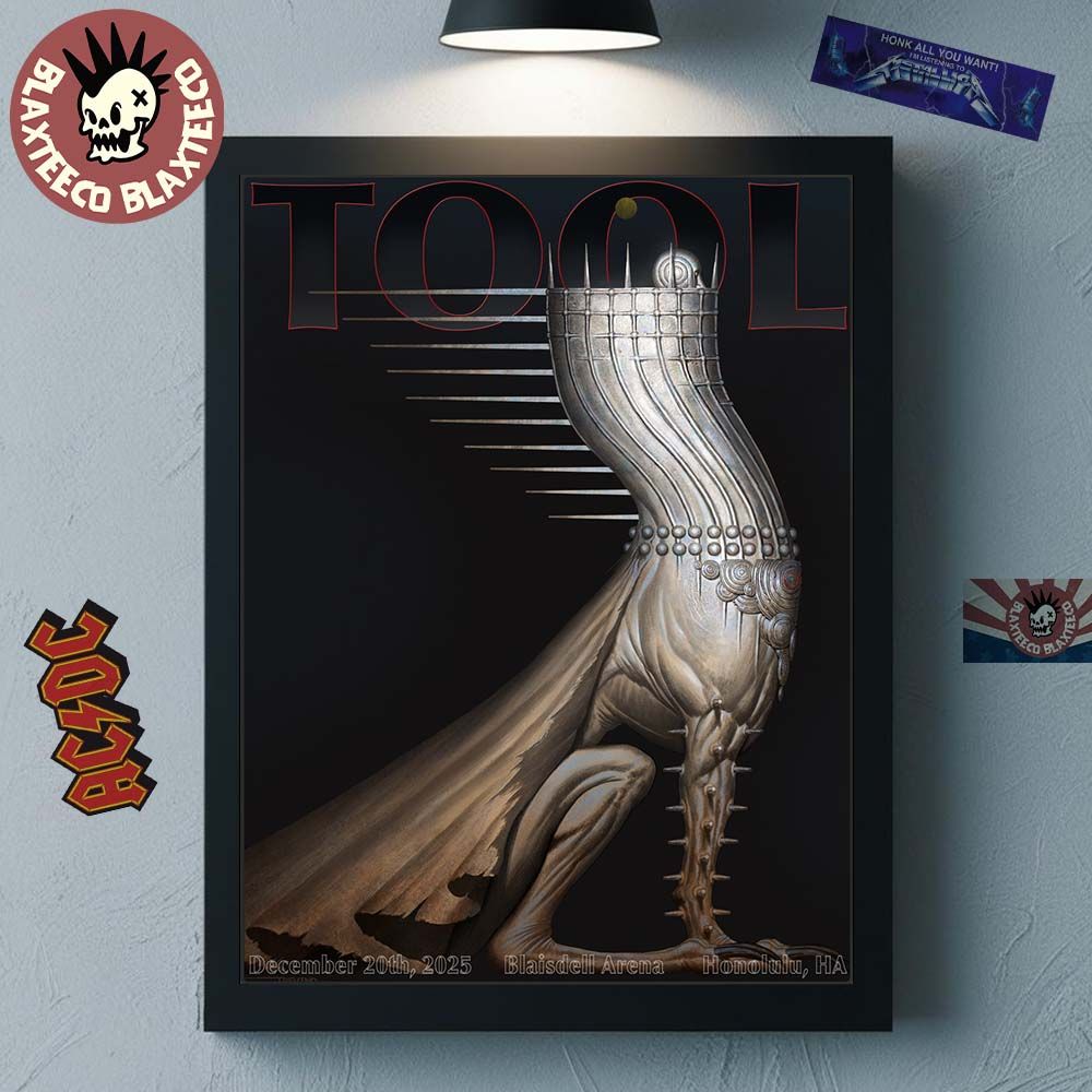 Tool Honolulu Hawaii 2025 Night 2 Event Poster At Blaisdell Arena On December 20 2025 Home Decor Poster Canvas - T-Shirt, Sweatshirt, Hoodie