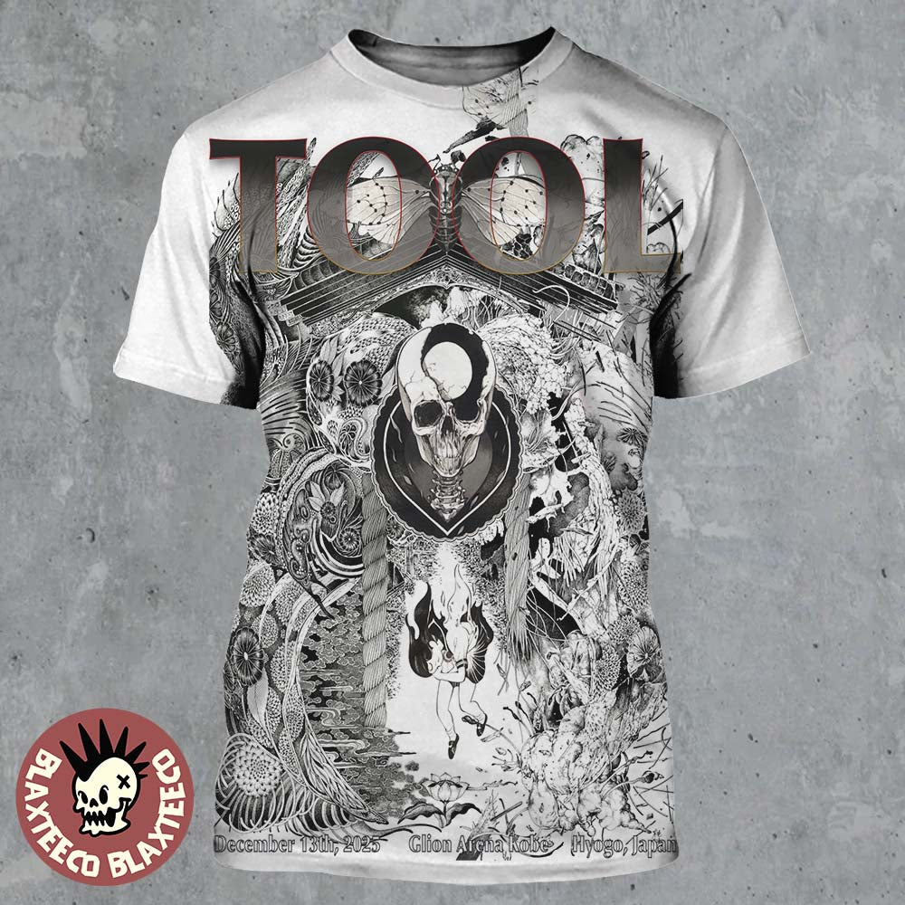 Tool Hyogo Japan 2025 Event Poster At Glion Arena Kobe On December 13 2025 All Over Print Shirt - T-Shirt, Sweatshirt, Hoodie
