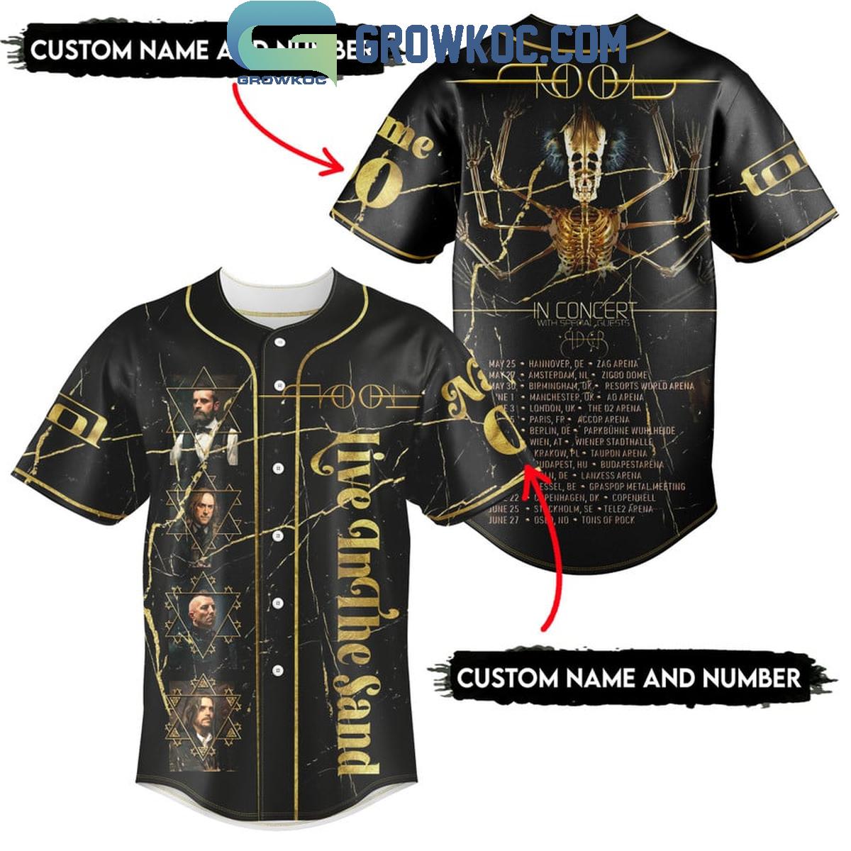 Tool In Concert 2025 With Special Guest Spider Personalized Baseball Jersey baseball jersey product view 1