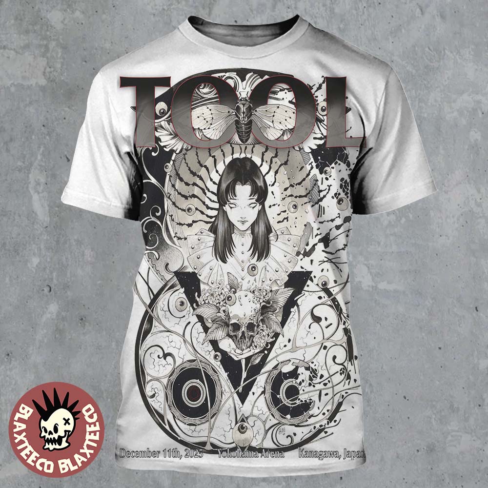 Tool Kanagawa Japan 2025 Event Poster At Yokohama Arena On December 11 2025 All Over Print Shirt - T-Shirt, Sweatshirt, Hoodie