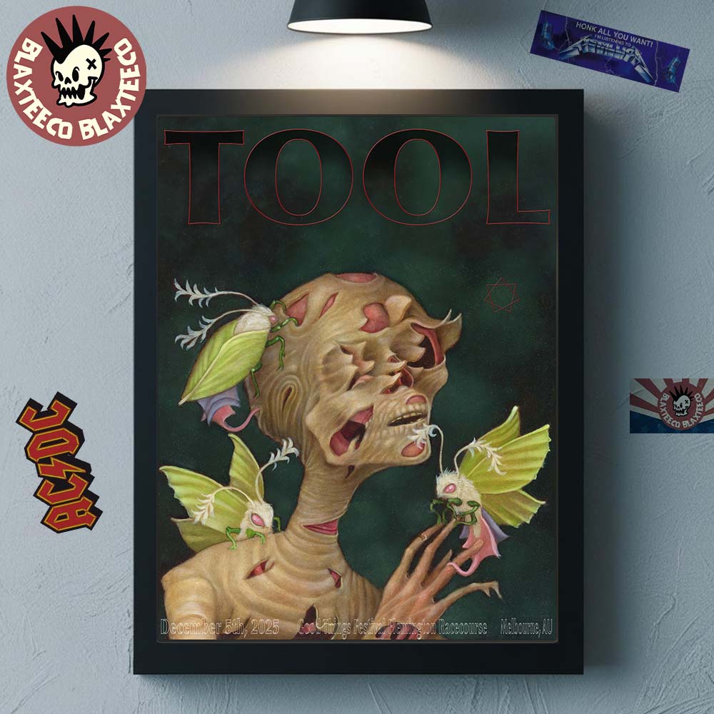 Tool Melbourne Australia 2025 Event Poster At Good Things Festival Flemington Racecourse On December 5 2025 Home Decor Poster Canvas - T-Shirt, Sweatshirt, Hoodie
