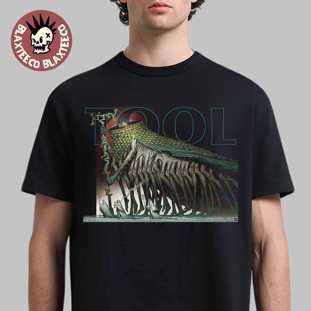 Tool Perth Australia 2025 Event Poster At RAC Arena On December 2 2025 T-Shirt Unisex T-shirt, Sweatshirt, Hoodie, Long Sleeve Tee - T-Shirt, Sweatshirt, Hoodie