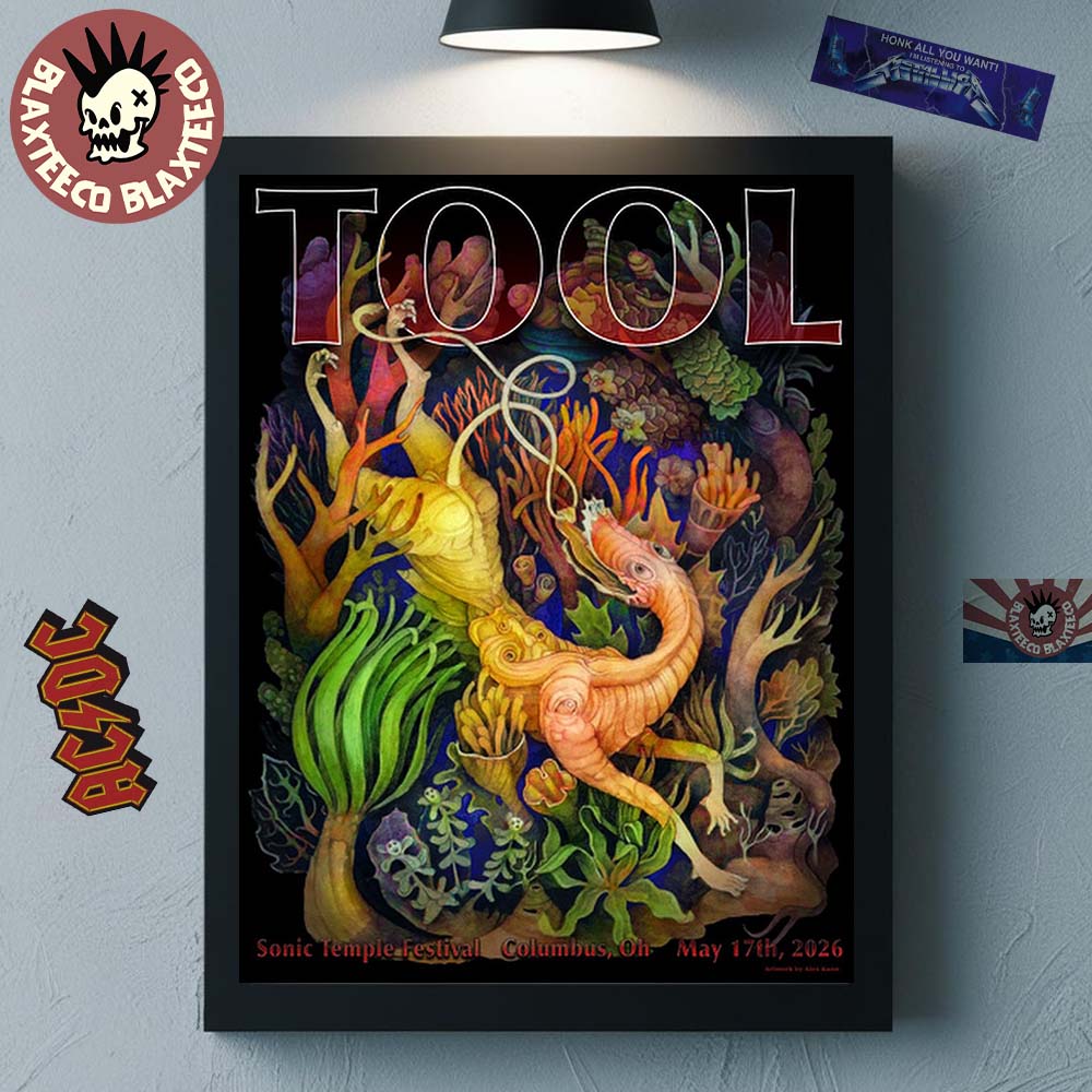 Tool Sonic Temple Festival 2026 Event Poster In Columbus Ohio On May 17 2026 Home Decor Poster Canvas - T-Shirt, Sweatshirt, Hoodie