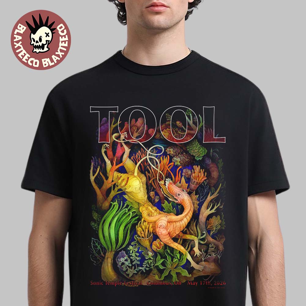 Tool Sonic Temple Festival 2026 Event Poster In Columbus Ohio On May 17 2026 T-Shirt Unisex T-shirt, Sweatshirt, Hoodie, Long Sleeve Tee - T-Shirt, Sweatshirt, Hoodie