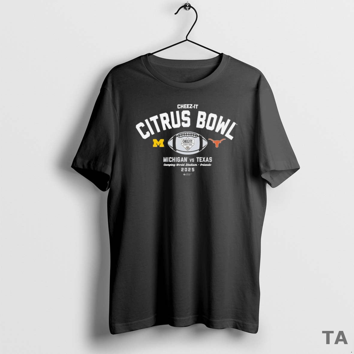 Top 2025 Cheez It Citrus Bowl Michigan Wolverines Vs Texas Longhorns Logo T Shirt Sweater - T-Shirt, Sweatshirt, Hoodie