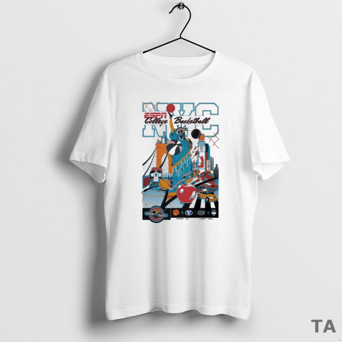 Top 2025 Jimmy V Classic 4 Team Basketball T Shirt Sweater - T-Shirt, Sweatshirt, Hoodie
