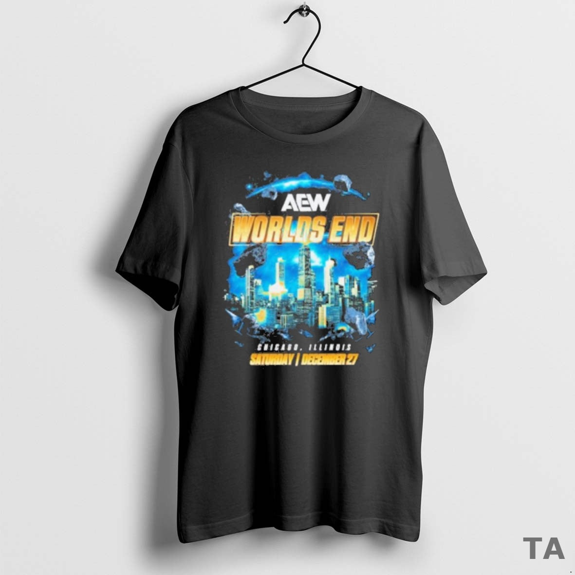 Top Aew Worlds End 2025 Event T Shirt Sweater - T-Shirt, Sweatshirt, Hoodie