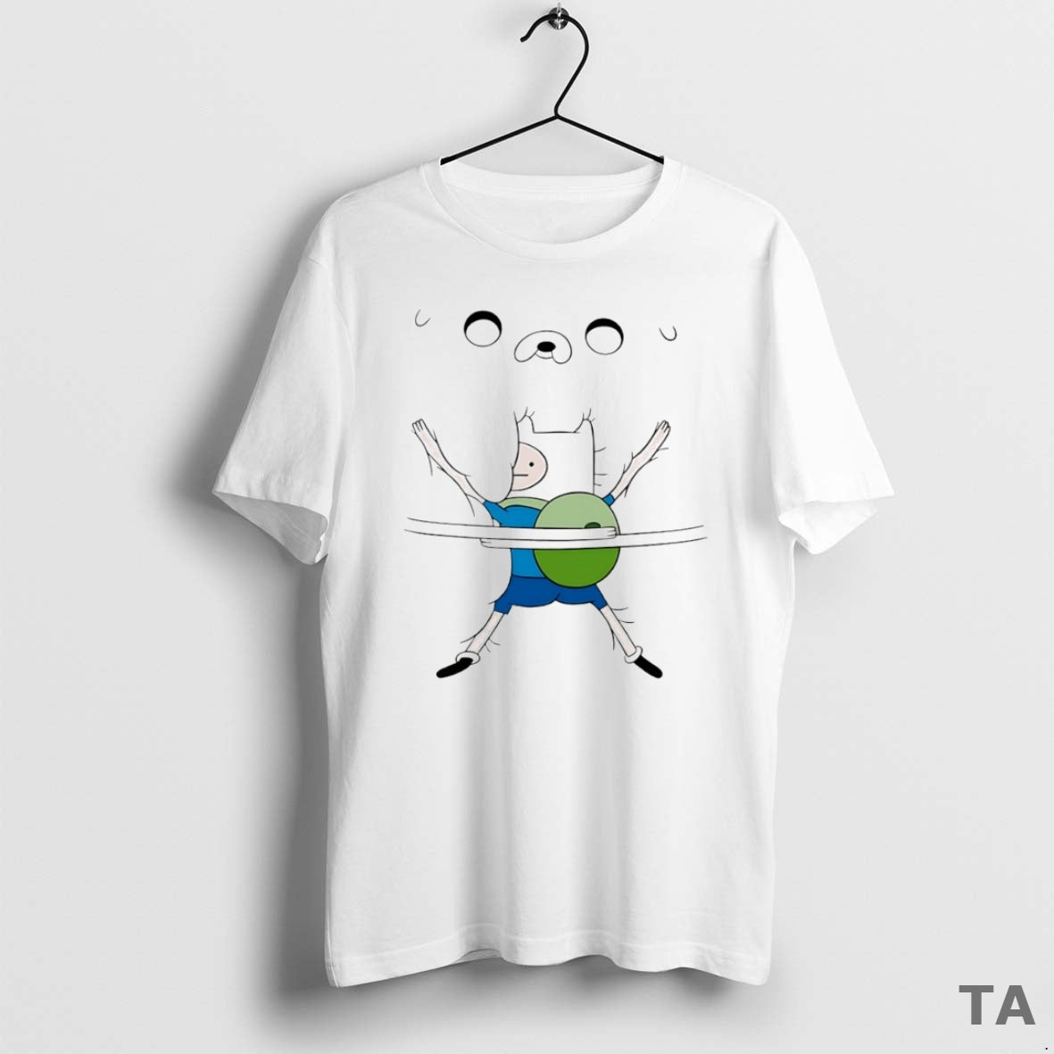 Top Adventure Time Bro Hug Circle T Shirt Sweater - T-Shirt, Sweatshirt, Hoodie