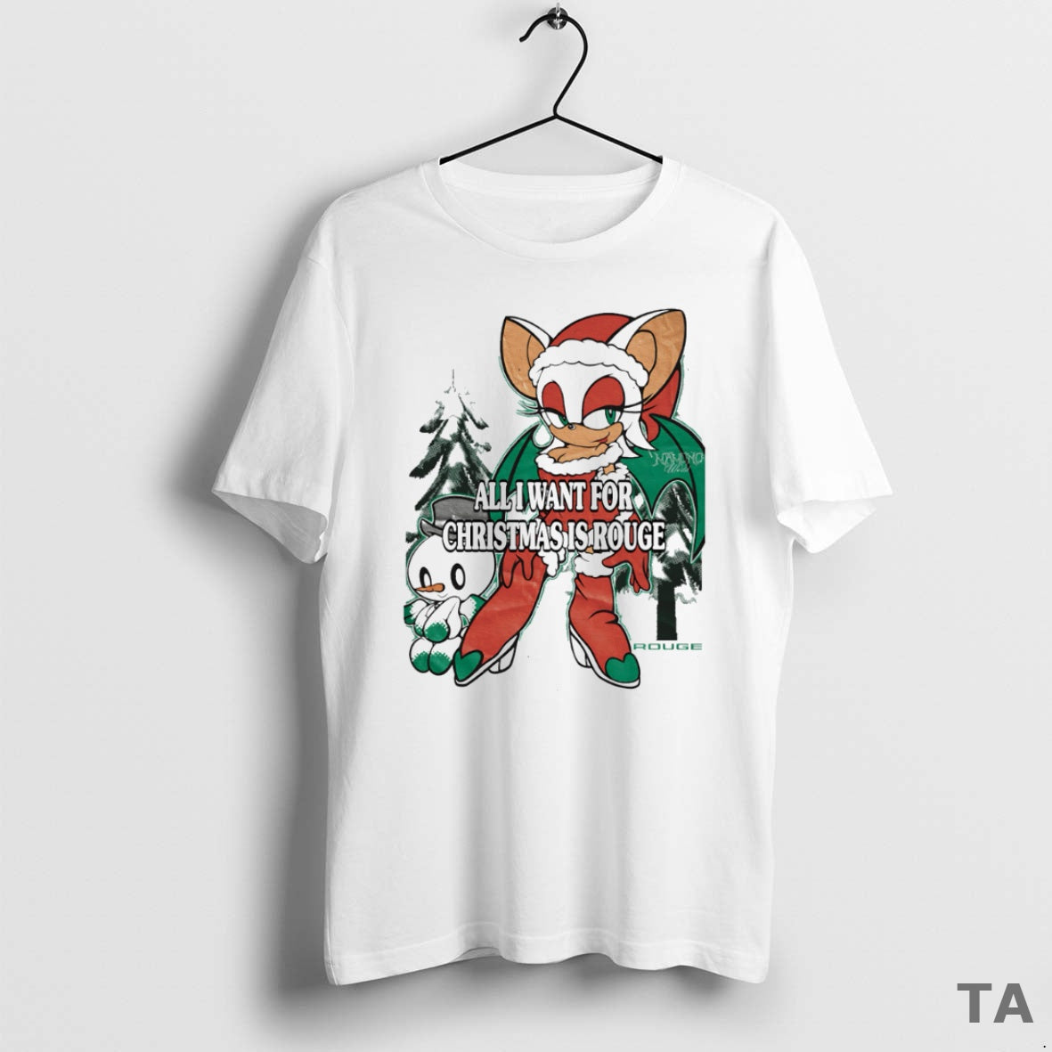 Top All I Want For Christmas Is Rouge T Shirt Sweater - T-Shirt, Sweatshirt, Hoodie