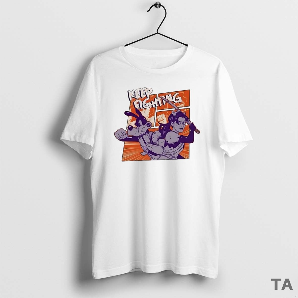 Top Allison And Tom Keep Fighting T Shirt Sweater - T-Shirt, Sweatshirt, Hoodie