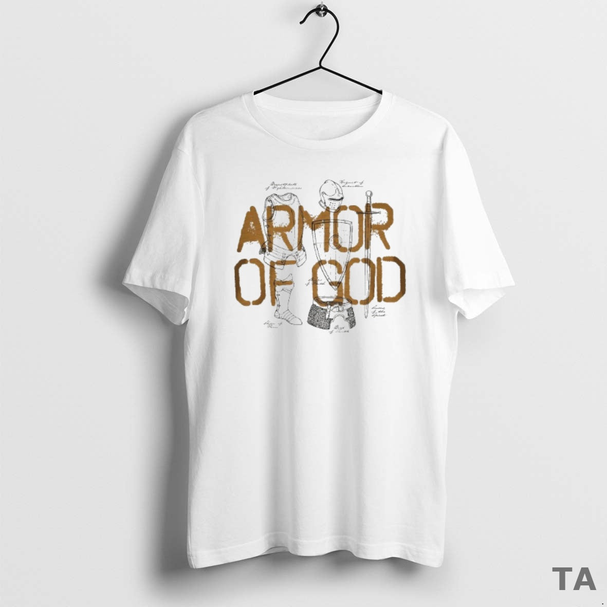 Top Armor Of God Knight T Shirt Sweater - T-Shirt, Sweatshirt, Hoodie
