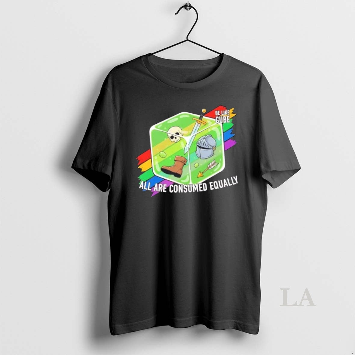 Top Be Like The Cube All Are Consumed Equally Unisex T-shirt, Sweatshirt, Hoodie, Long Sleeve Tee - T-Shirt, Sweatshirt, Hoodie