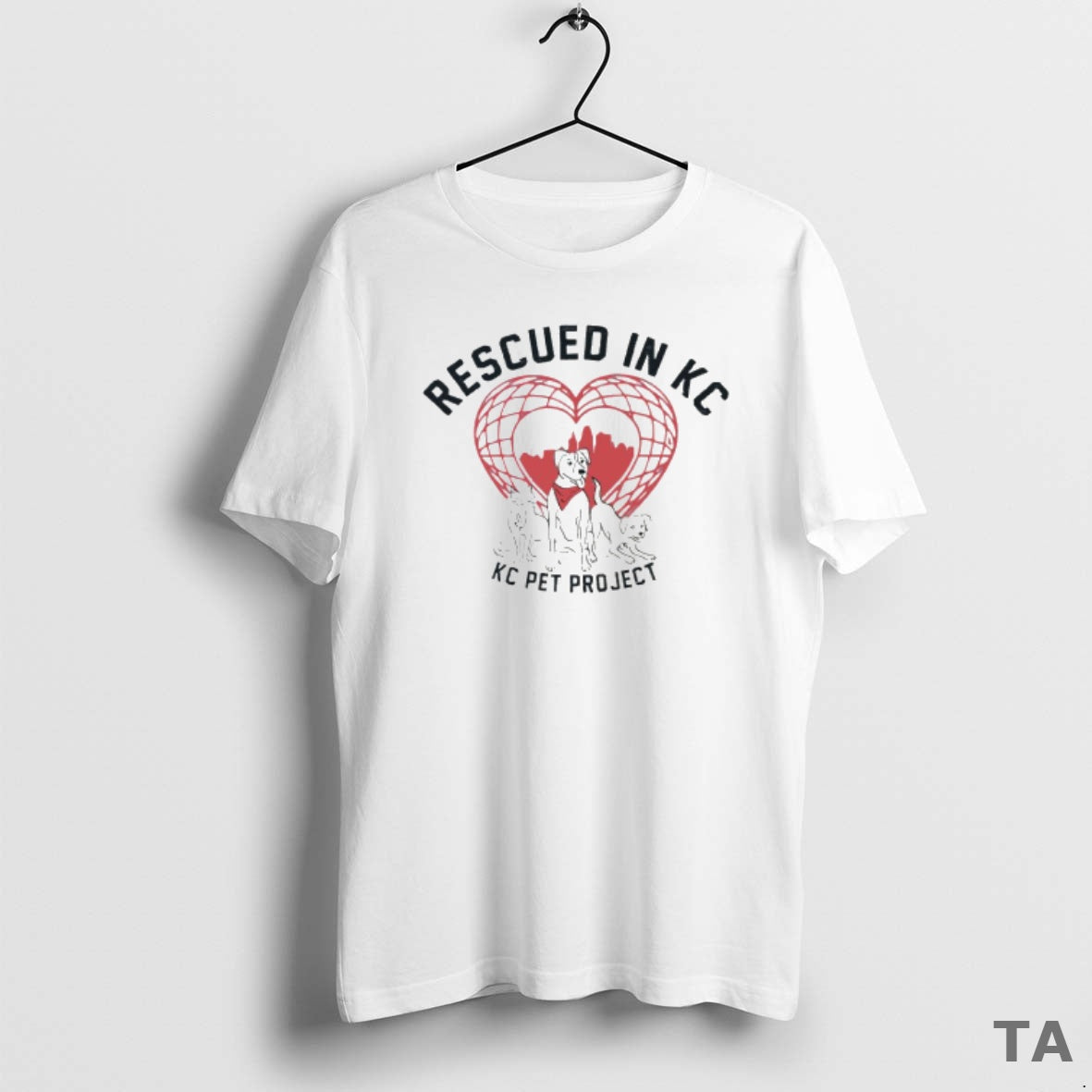 Top Best Rescued In Kc Pet Project T Shirt Sweater - T-Shirt, Sweatshirt, Hoodie