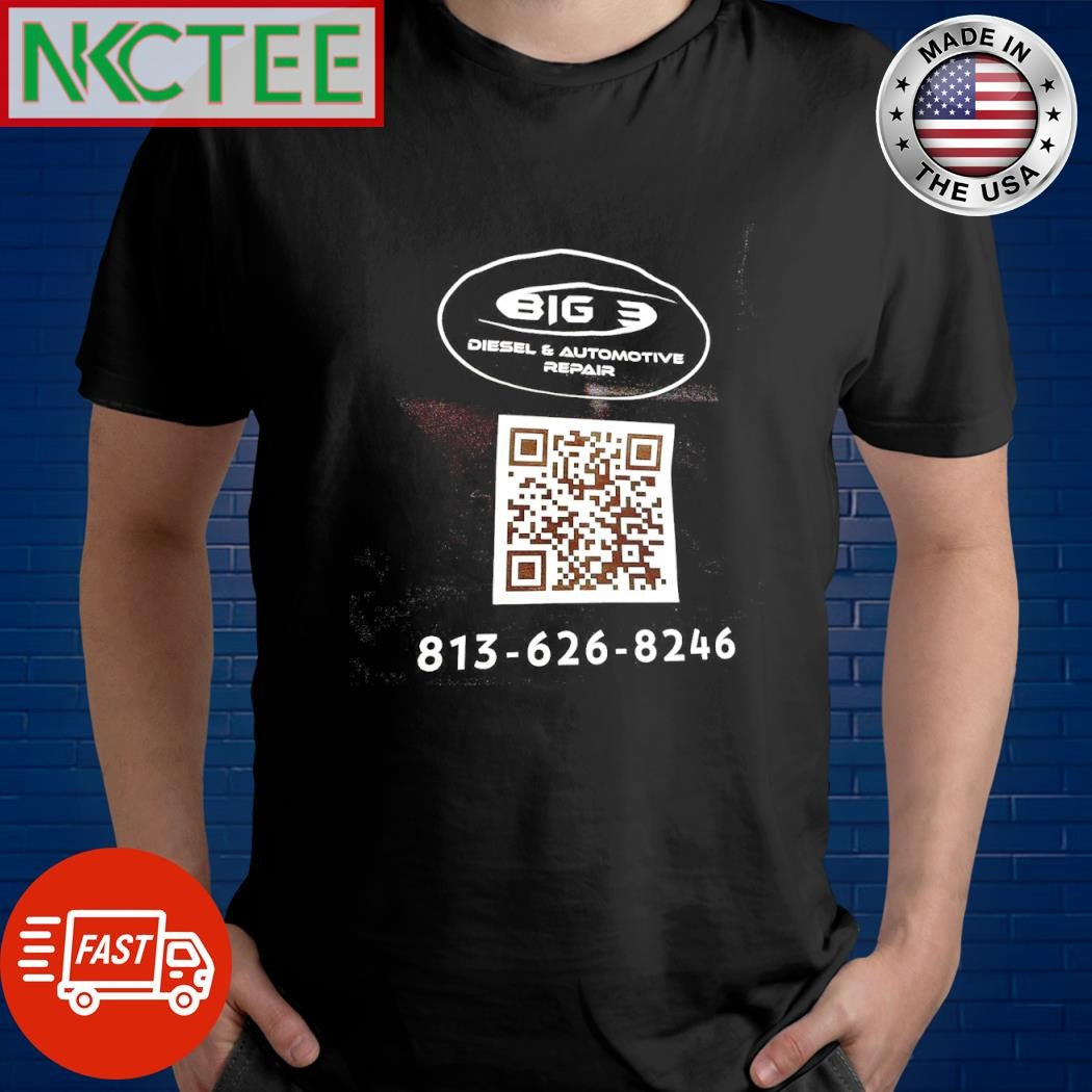 Top Big diesel &amp; automotive repair 813-626-8246 shirt Unisex T-shirt, Sweatshirt, Hoodie, Long Sleeve Tee - T-Shirt, Sweatshirt, Hoodie