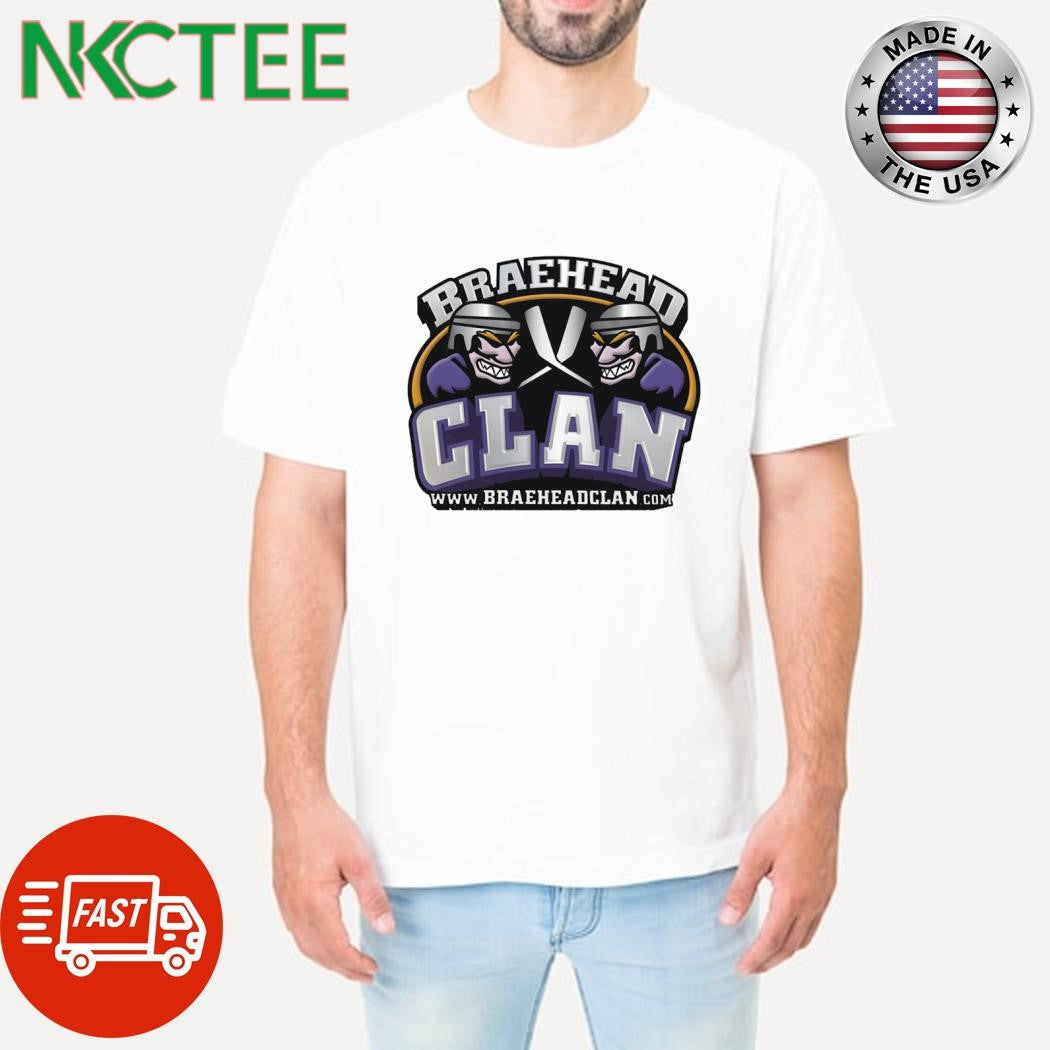 Top Braehead Clan Logo shirt Unisex T-shirt, Sweatshirt, Hoodie, Long Sleeve Tee - T-Shirt, Sweatshirt, Hoodie