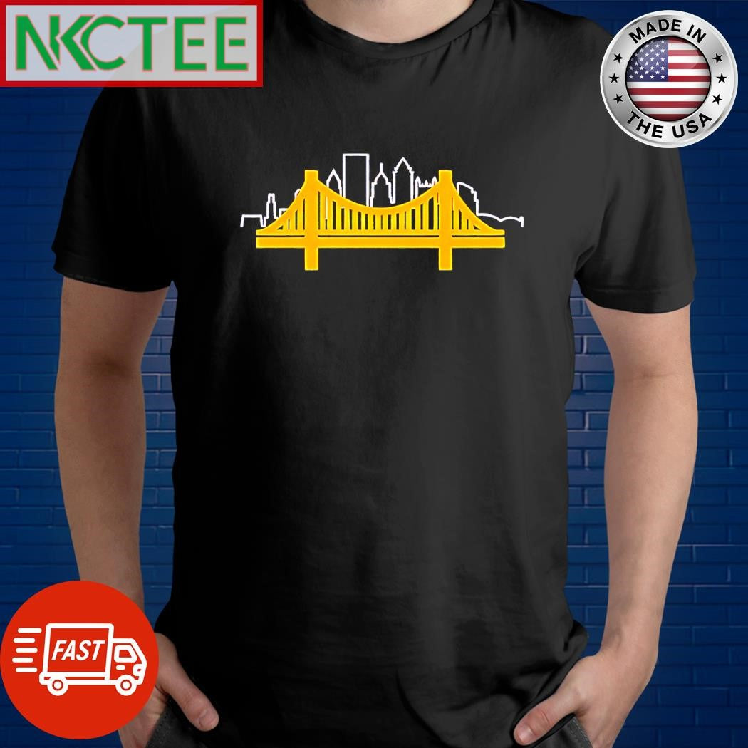 Top Bridge In Baseball Pittsburgh Pirates shirt Unisex T-shirt, Sweatshirt, Hoodie, Long Sleeve Tee - T-Shirt, Sweatshirt, Hoodie