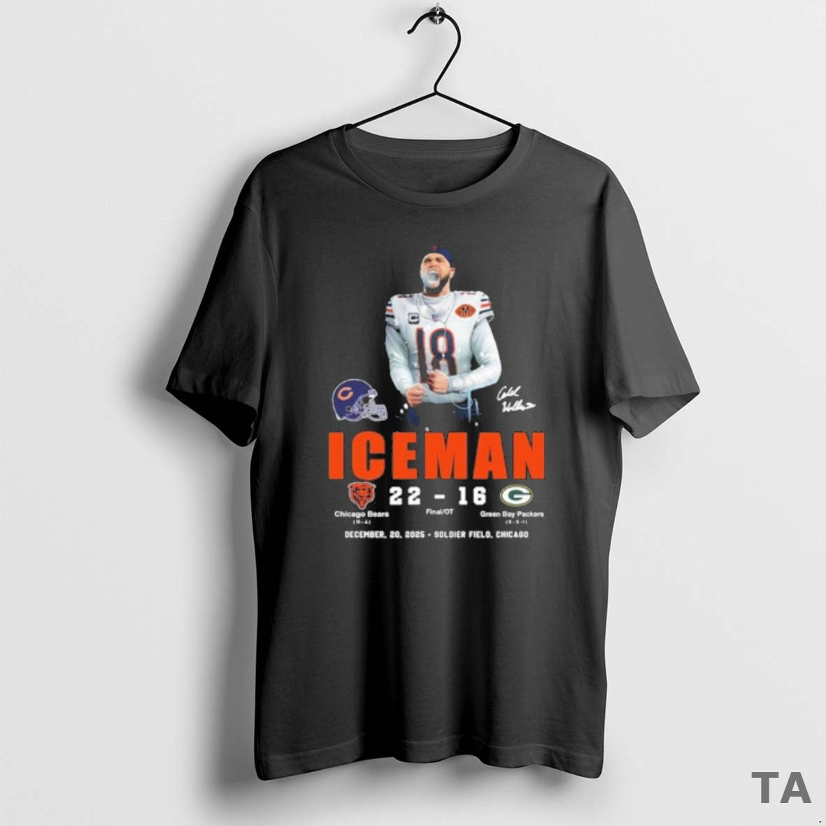 Top Caleb Williams Iceman Bears 22 16 Packers T Shirt Sweater - T-Shirt, Sweatshirt, Hoodie