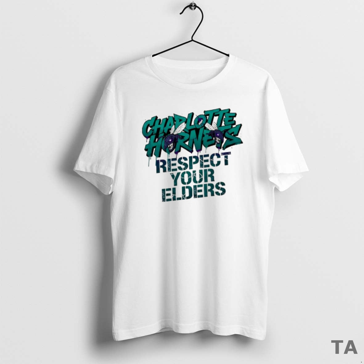 Top Charlotte Hornets Respect Your Elders T Shirt Sweater - T-Shirt, Sweatshirt, Hoodie