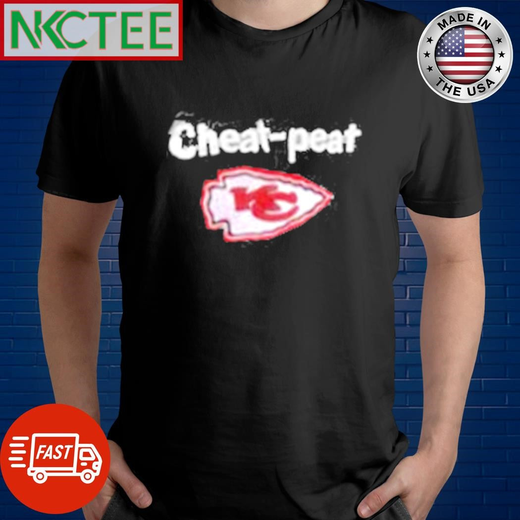 Top Cheat-peat Kansas City Chiefs shirt Unisex T-shirt, Sweatshirt, Hoodie, Long Sleeve Tee - T-Shirt, Sweatshirt, Hoodie