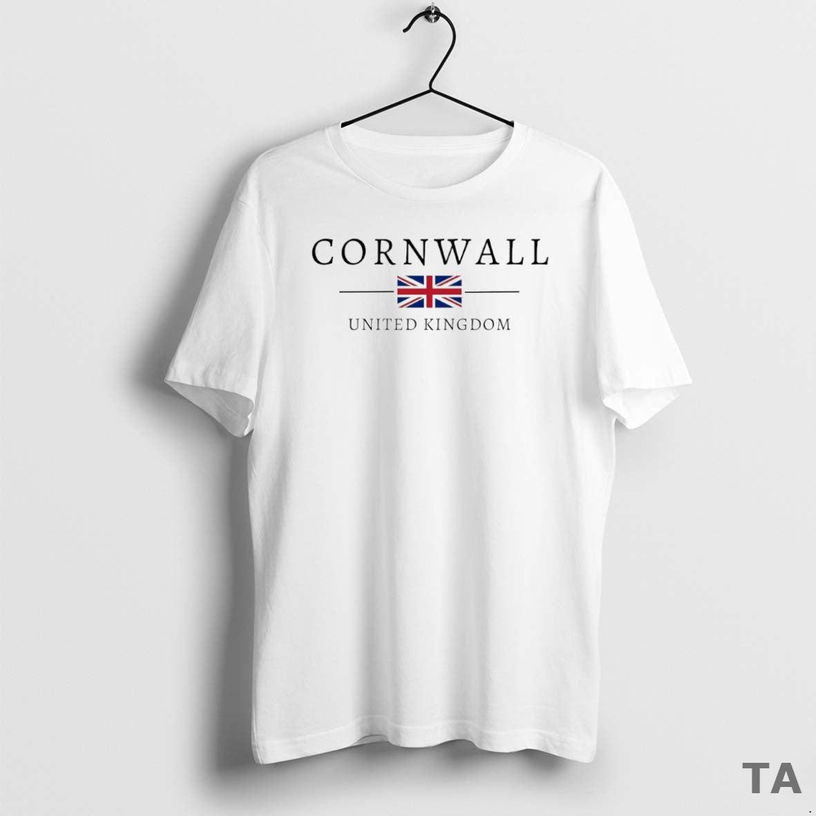 Top Cornwall United Kingdom Flag Circle T Shirt Sweater - T-Shirt, Sweatshirt, Hoodie