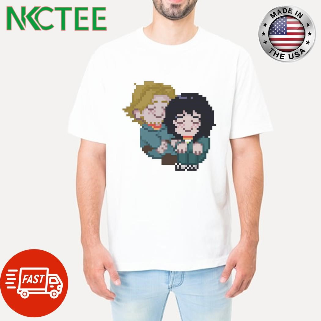 Top Curlya pixel shirt Unisex T-shirt, Sweatshirt, Hoodie, Long Sleeve Tee - T-Shirt, Sweatshirt, Hoodie