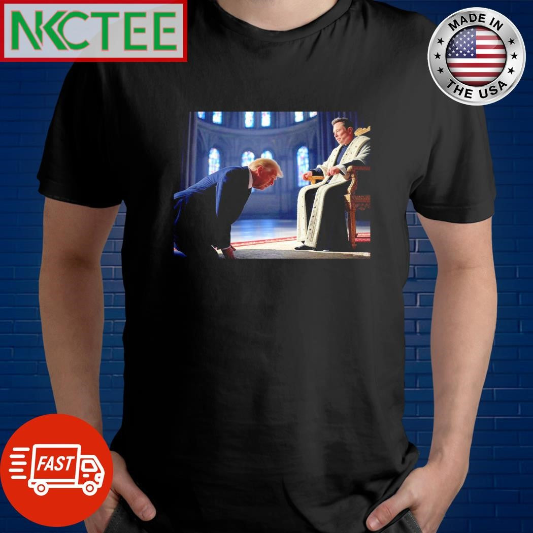 Top Donald Trump vs King Elon Musk meme shirt Unisex T-shirt, Sweatshirt, Hoodie, Long Sleeve Tee - T-Shirt, Sweatshirt, Hoodie