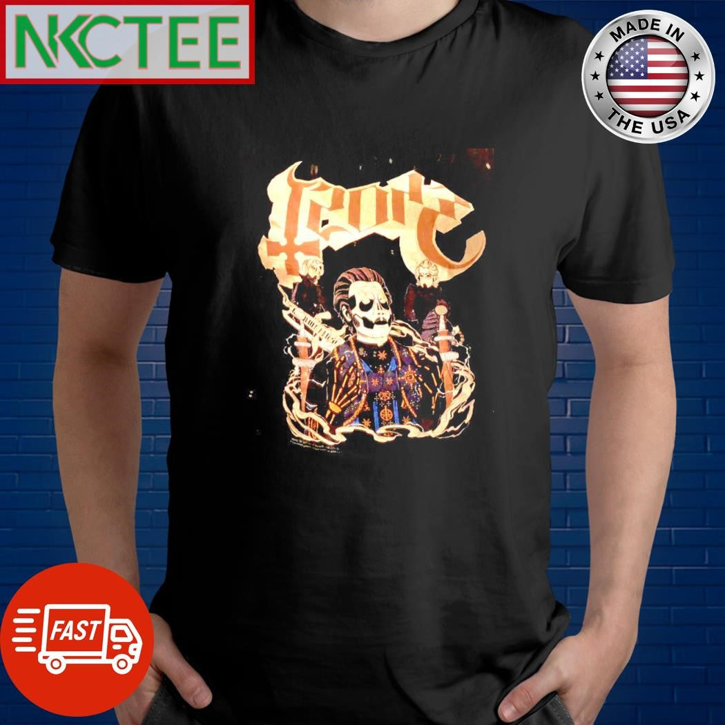 Top Ghost Band play electric guitar shirt Unisex T-shirt, Sweatshirt, Hoodie, Long Sleeve Tee - T-Shirt, Sweatshirt, Hoodie