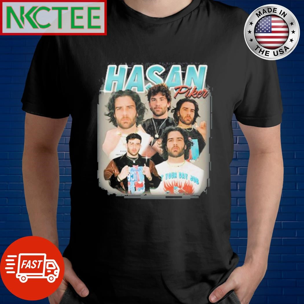 Top Hasan Piker Vintage Hasanabi Shirt Unisex T-shirt, Sweatshirt, Hoodie, Long Sleeve Tee - T-Shirt, Sweatshirt, Hoodie