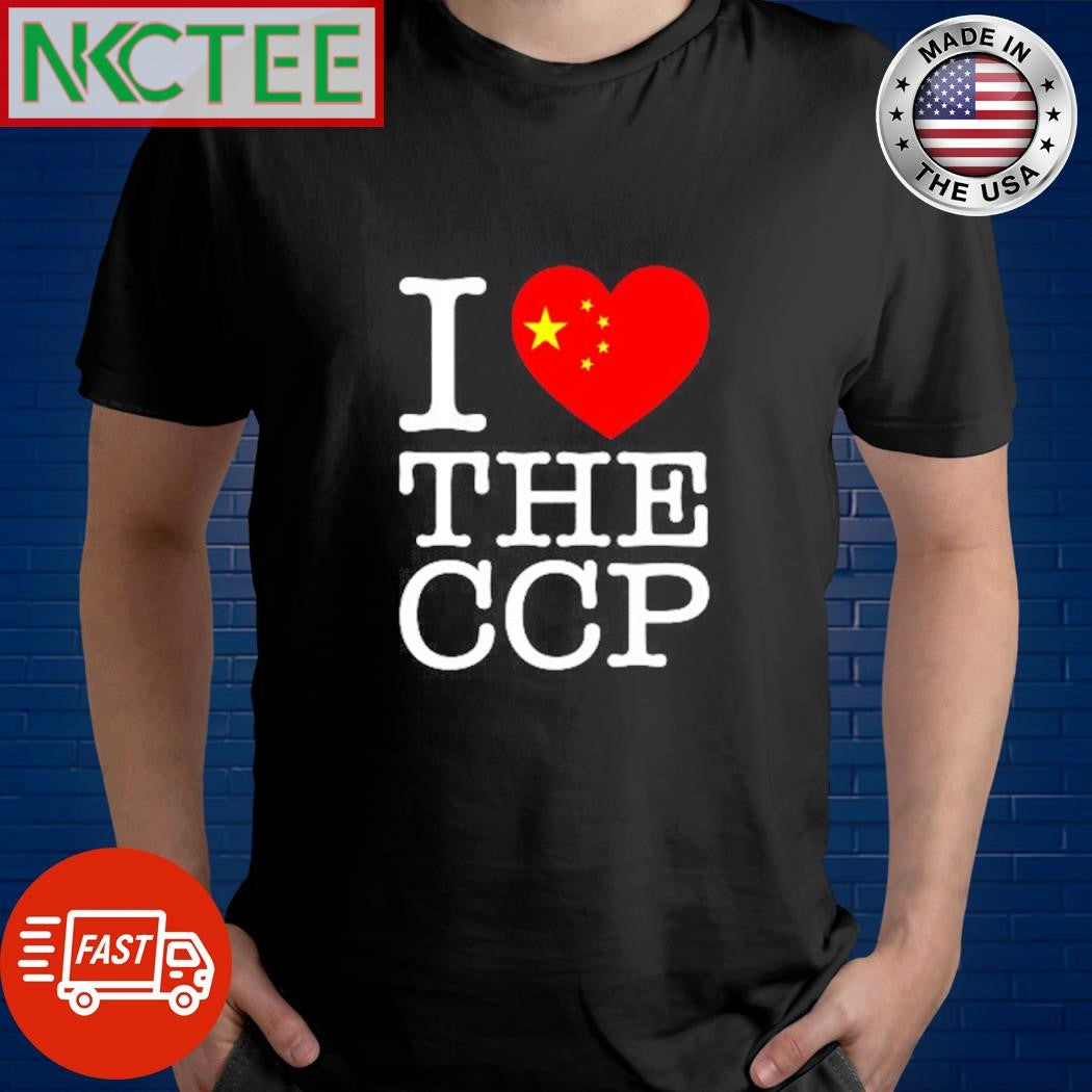 Top I love The CCP Heart China shirt Unisex T-shirt, Sweatshirt, Hoodie, Long Sleeve Tee - T-Shirt, Sweatshirt, Hoodie