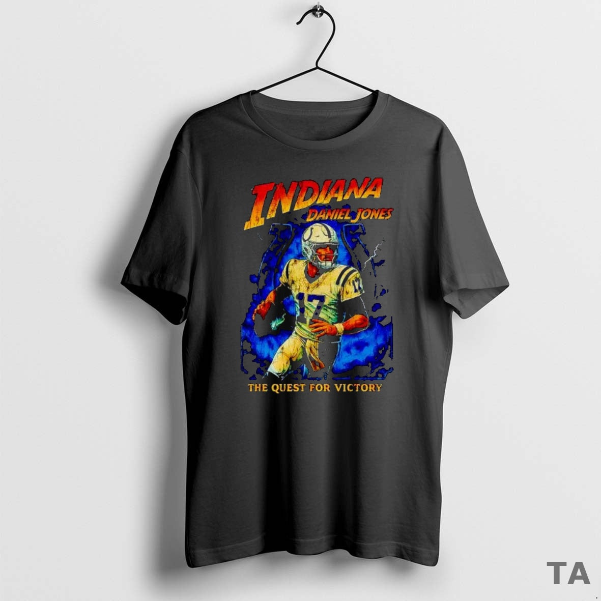 Top Indianapolis Colts Daniel Jones The Quest For Victory T Shirt Sweater - T-Shirt, Sweatshirt, Hoodie