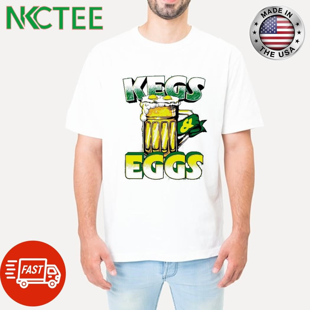Top Kegs and Eggs The Irish Beer shirt Unisex T-shirt, Sweatshirt, Hoodie, Long Sleeve Tee - T-Shirt, Sweatshirt, Hoodie