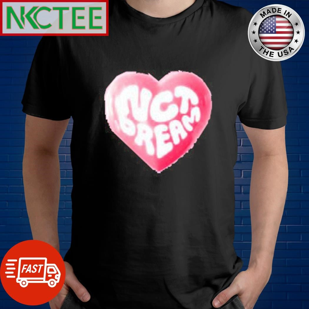 Top NCT Dream heart shirt Unisex T-shirt, Sweatshirt, Hoodie, Long Sleeve Tee - T-Shirt, Sweatshirt, Hoodie