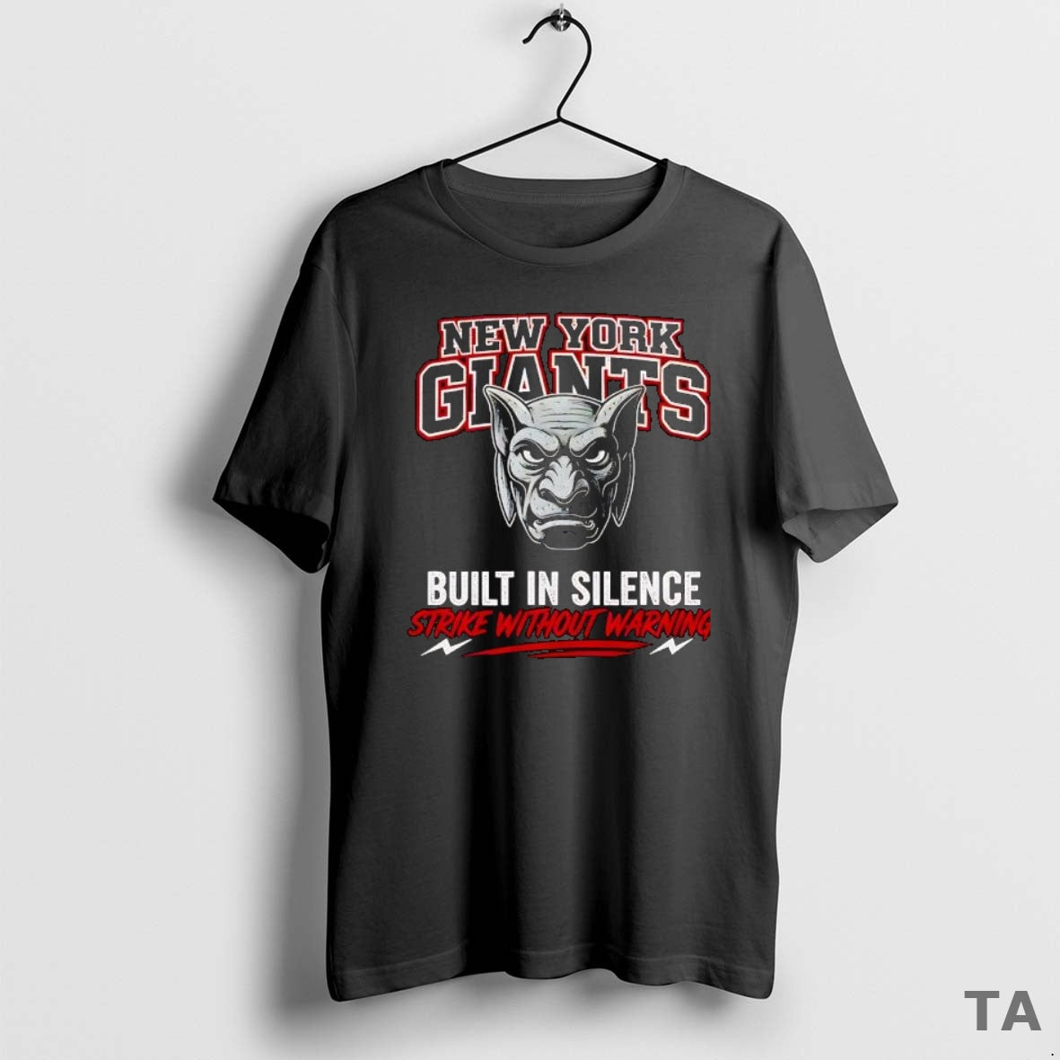 Top New York Giants Built In Silence Strike Without Warning T Shirt Sweater - T-Shirt, Sweatshirt, Hoodie