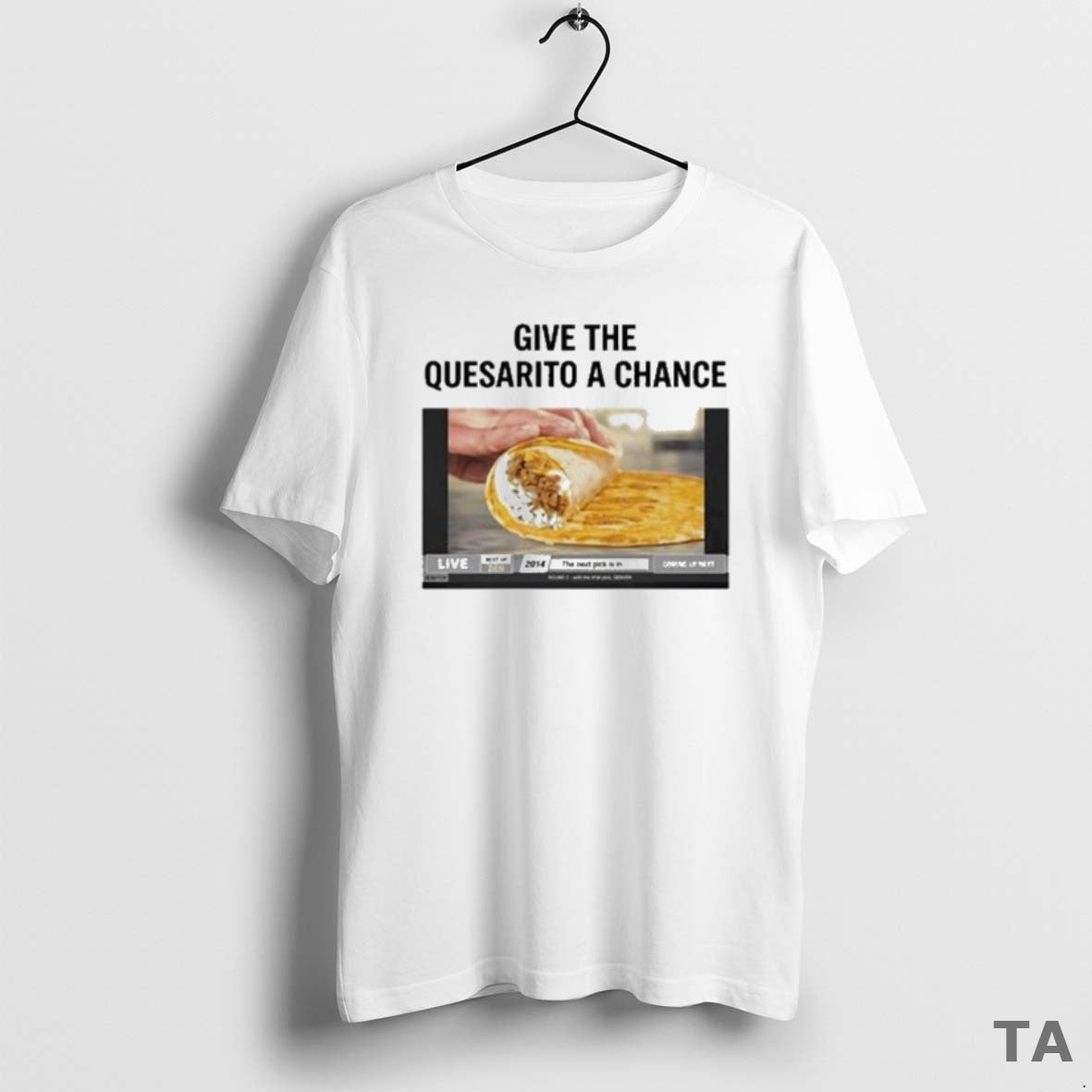 Top Nikola Jokic Give The Quesarito A Chance Denver Nuggets Taco Bell T Shirt Sweater - T-Shirt, Sweatshirt, Hoodie