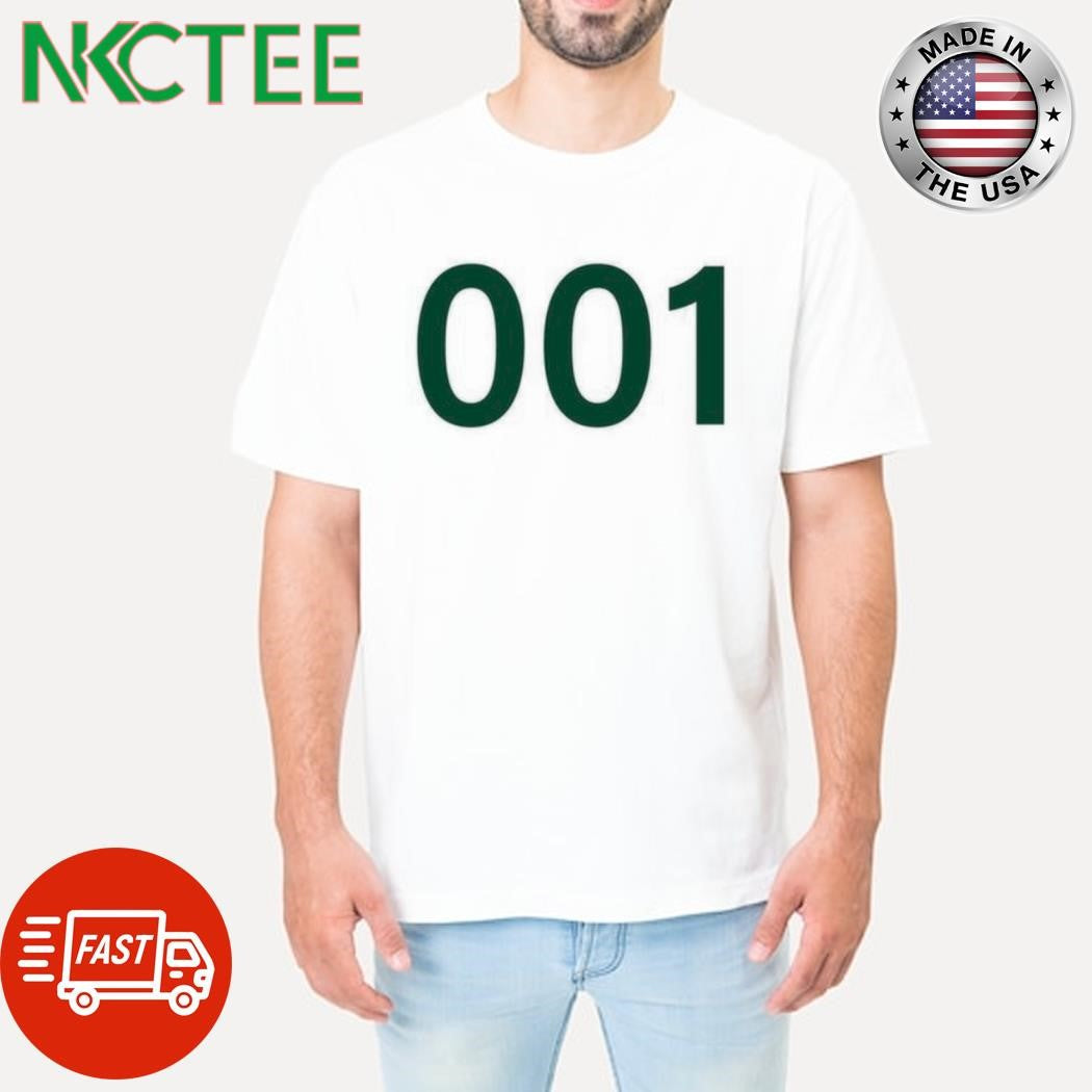 Top O Yeong-su squid game 001 shirt Unisex T-shirt, Sweatshirt, Hoodie, Long Sleeve Tee - T-Shirt, Sweatshirt, Hoodie