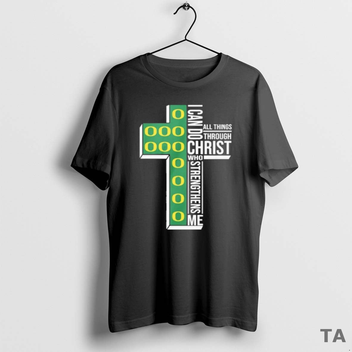 Top Oregon Basketball Logo I Can Do All Things Through Christ Who Strengthens Me - T-Shirt, Sweatshirt, Hoodie