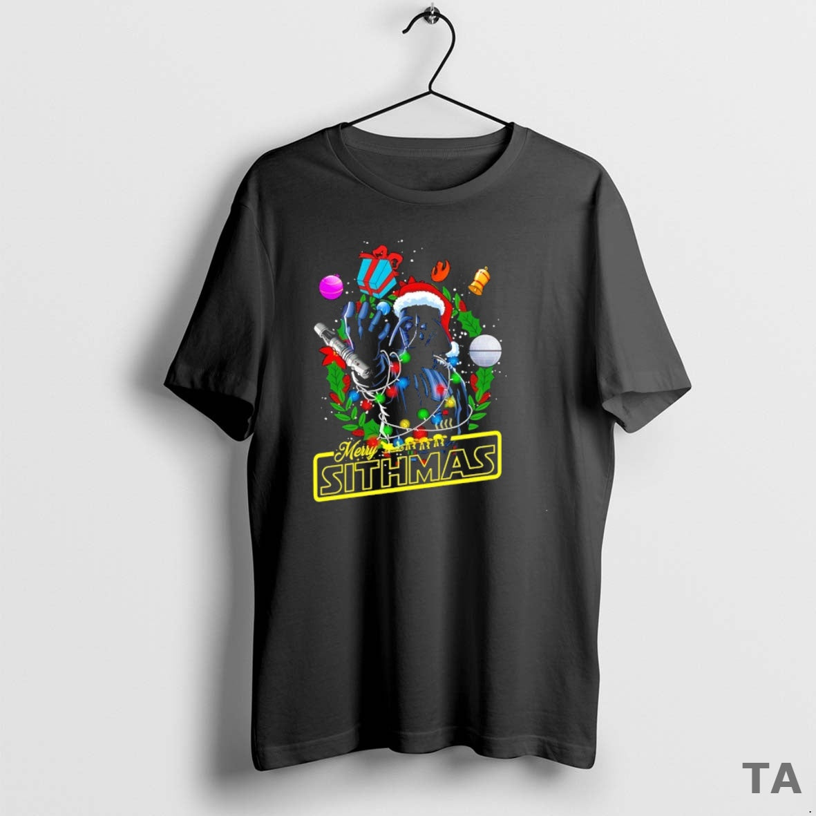 Top Santa Vader Merry Sithmas T Shirt Sweater - T-Shirt, Sweatshirt, Hoodie