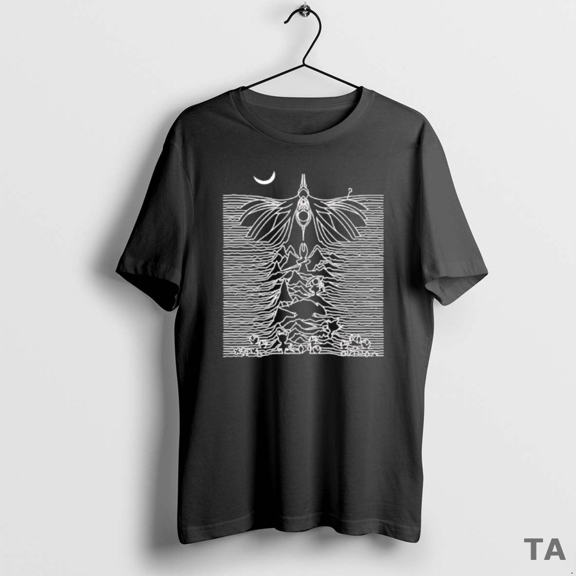 Top Silk Division Hollow Knight Silksong And Joy Divisions Unknown Pleasures T Shirt Sweater - T-Shirt, Sweatshirt, Hoodie