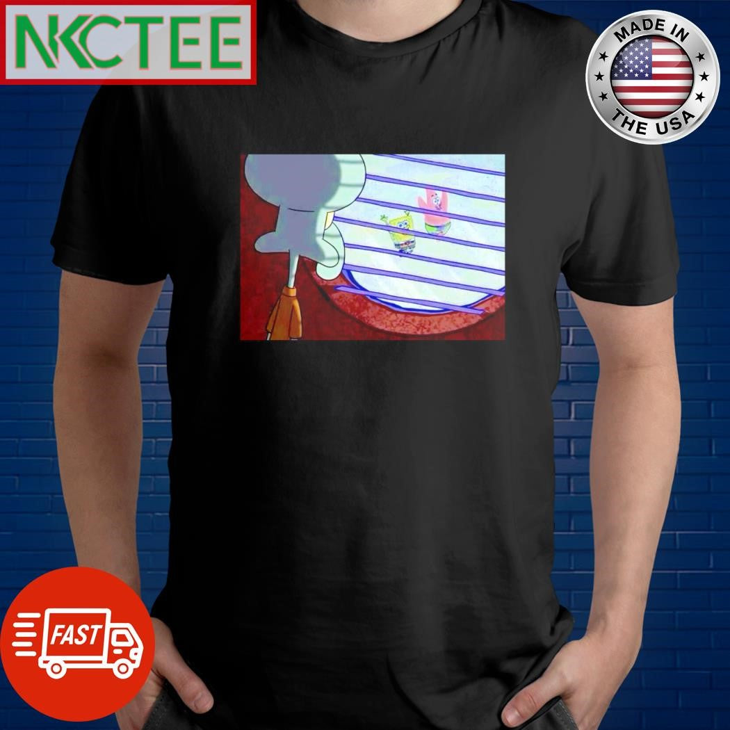 Top Squidward window shirt Unisex T-shirt, Sweatshirt, Hoodie, Long Sleeve Tee - T-Shirt, Sweatshirt, Hoodie