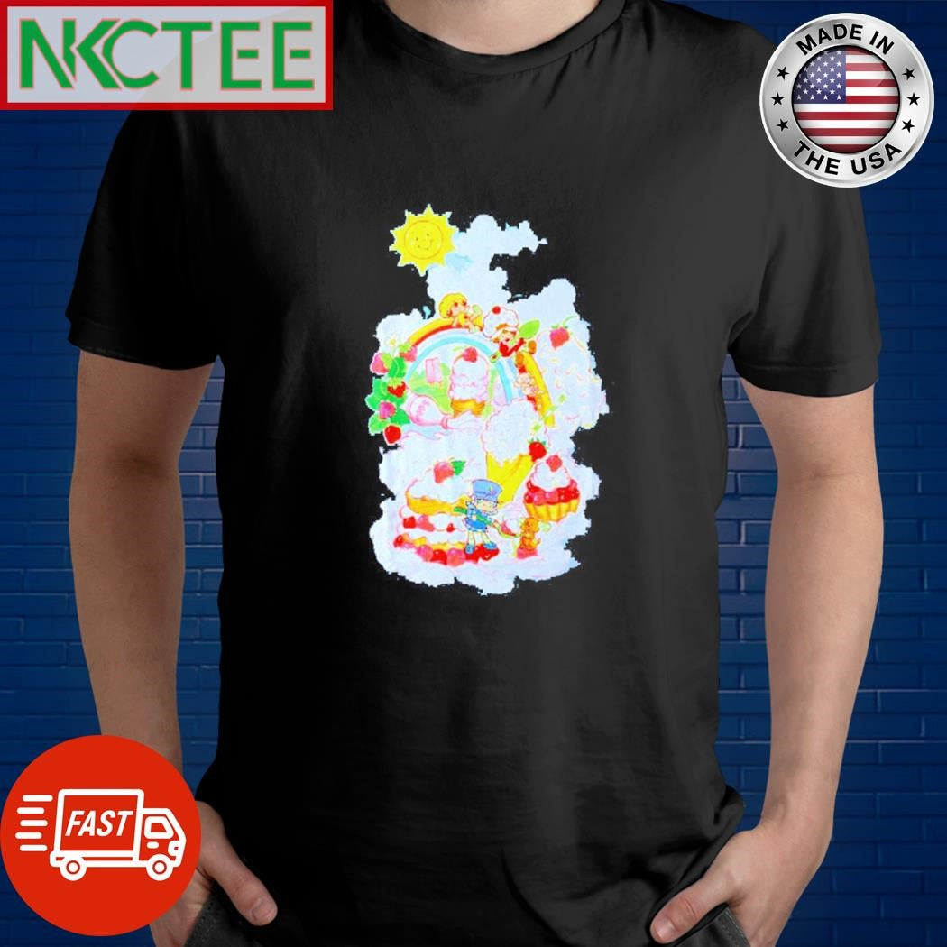 Top Strawberry Shortcake and Friends moon shirt Unisex T-shirt, Sweatshirt, Hoodie, Long Sleeve Tee - T-Shirt, Sweatshirt, Hoodie