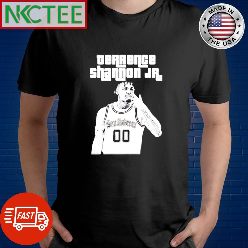 Top Terrence Shannon Jr. Minnesota Timberwolves GTA style shirt Unisex T-shirt, Sweatshirt, Hoodie, Long Sleeve Tee - T-Shirt, Sweatshirt, Hoodie
