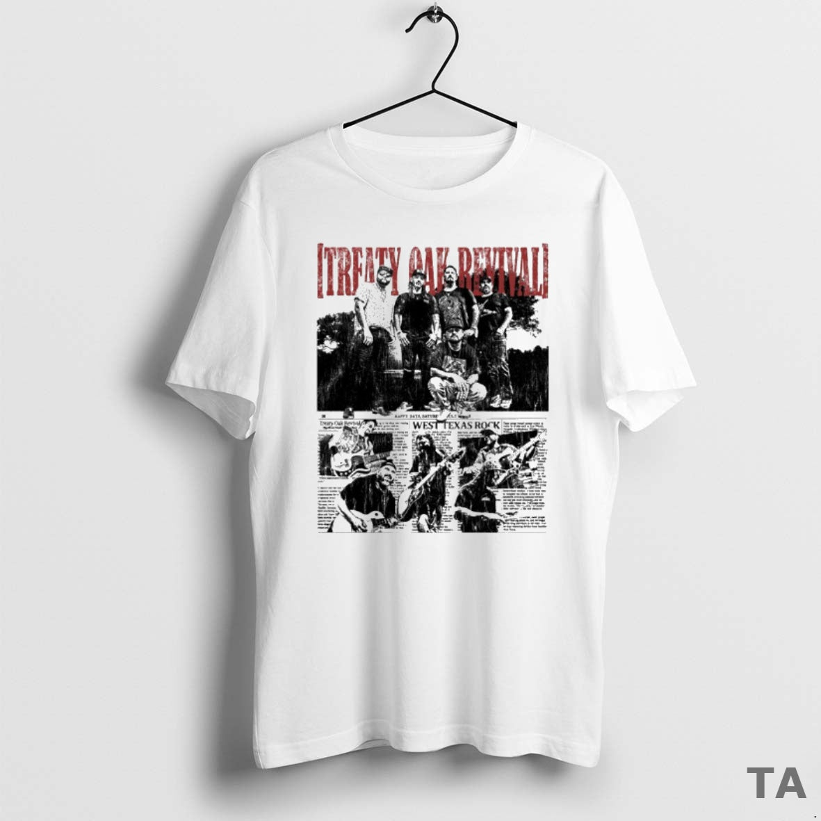 Top Treaty Oak Revival Newspaper T Shirt Sweater - T-Shirt, Sweatshirt, Hoodie