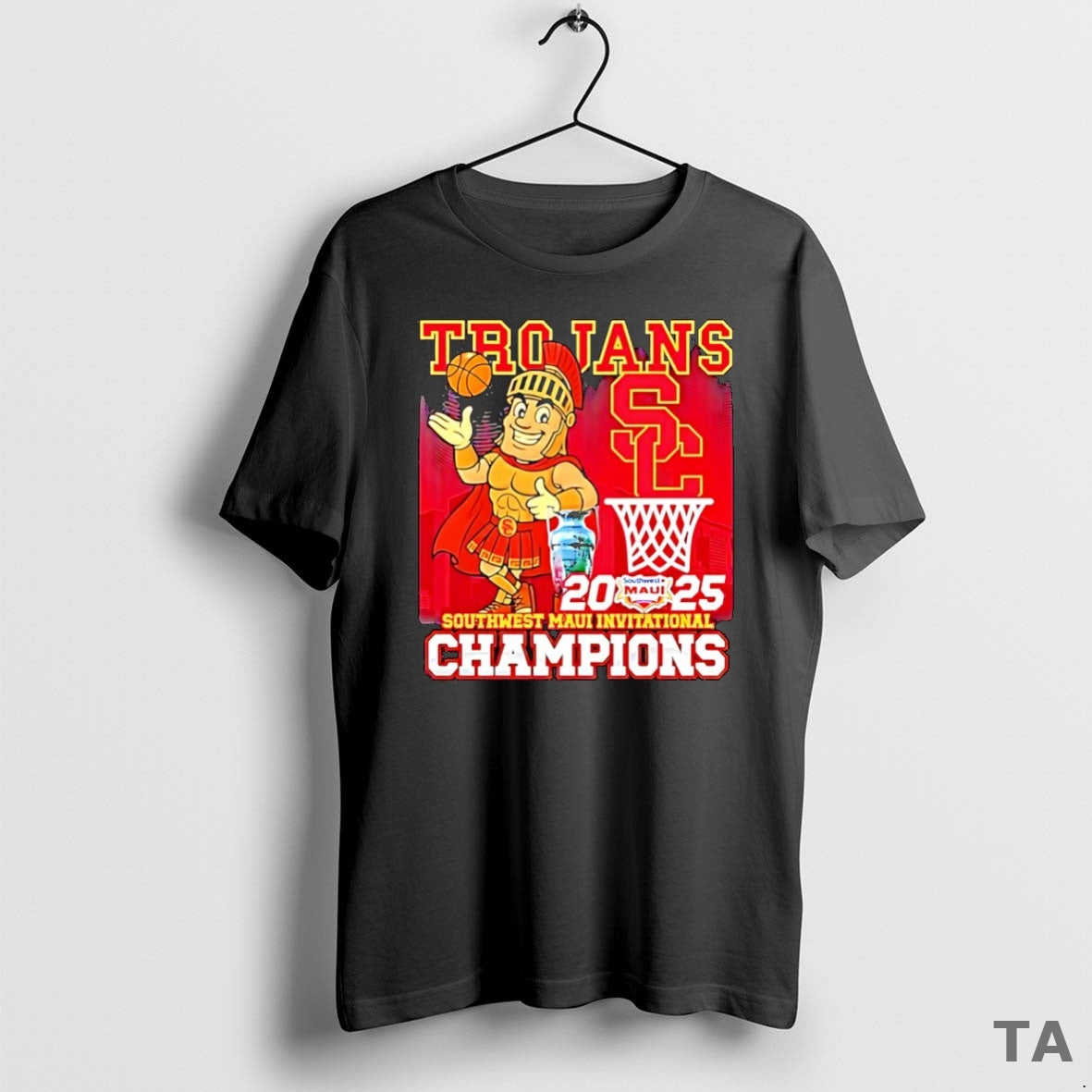 Top Usc Trojans Southwest Maui Invitational Champions 2025 Graphic T Shirt Sweater - T-Shirt, Sweatshirt, Hoodie