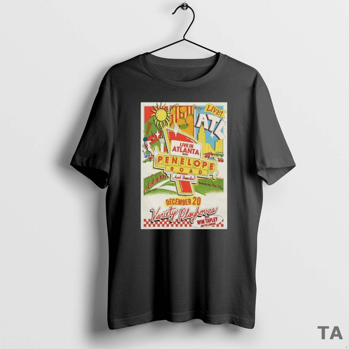 Top Penelope Road And Friends December 20 2025 Atlanta Ga T Shirt Sweater - T-Shirt, Sweatshirt, Hoodie