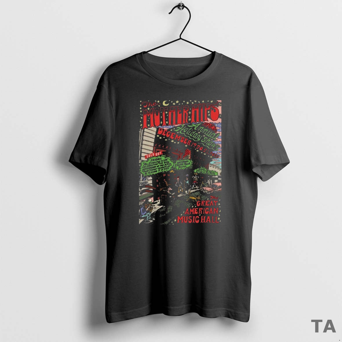 Top The Mother Hips December 19 21 2025 Great American Music Hall In San Francisco - T-Shirt, Sweatshirt, Hoodie